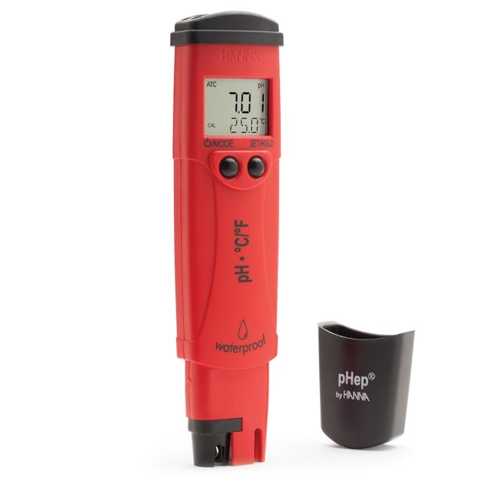 Medidor de pH / Temperatura Impermeable pHep®5 – HI98128
